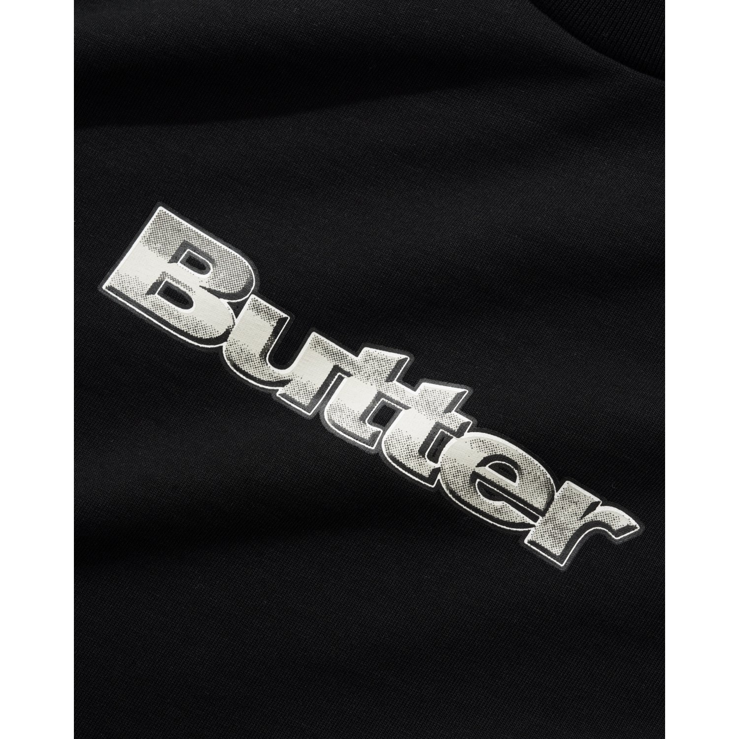 Pullover, Schwarz, Logo, Prägeprint, Texturiert