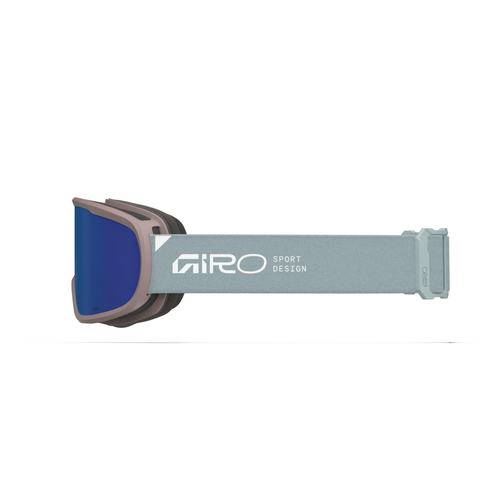 Lunettes de ski, verres bleus, bandeau en mousse, sangle réglable