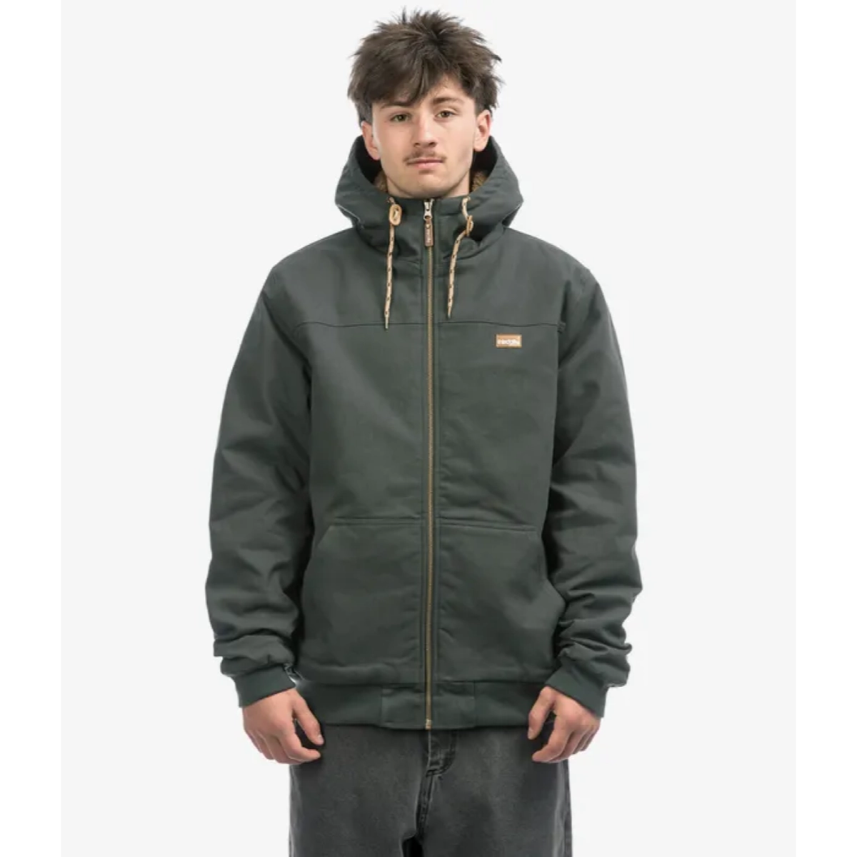 Dock36 Swing Jacket veste, coupe-vent, sweat à capuche, couleur verte, veste à capuche