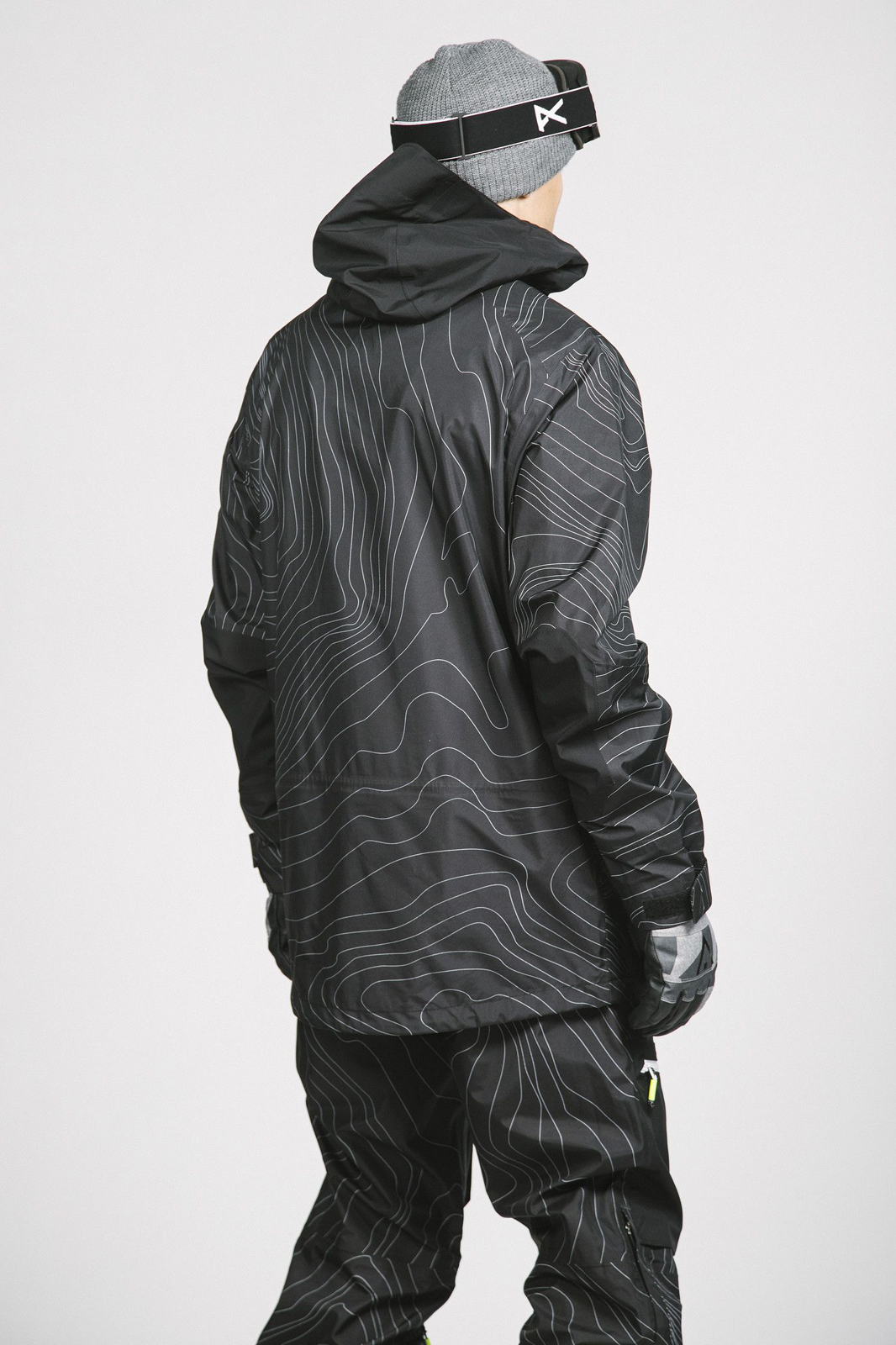 Raven Jacket WearColour Raven Jacket Black Elevation, vue 3