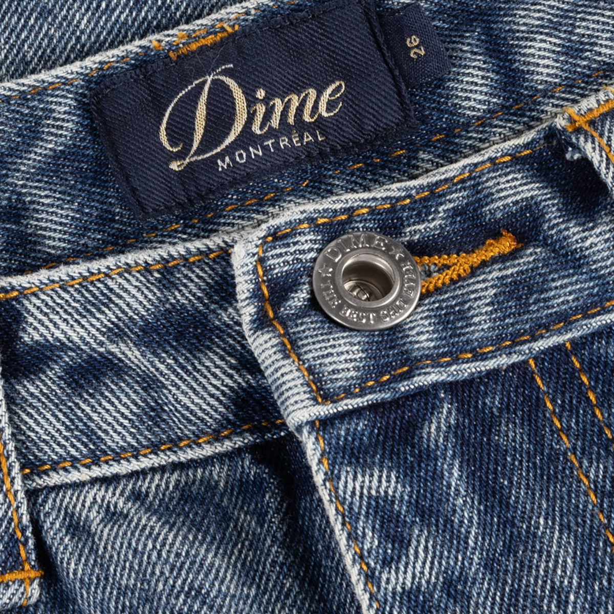 Women's Baggy Denim Pants Jeans, Denim, Knopf, Nieten, Nähte