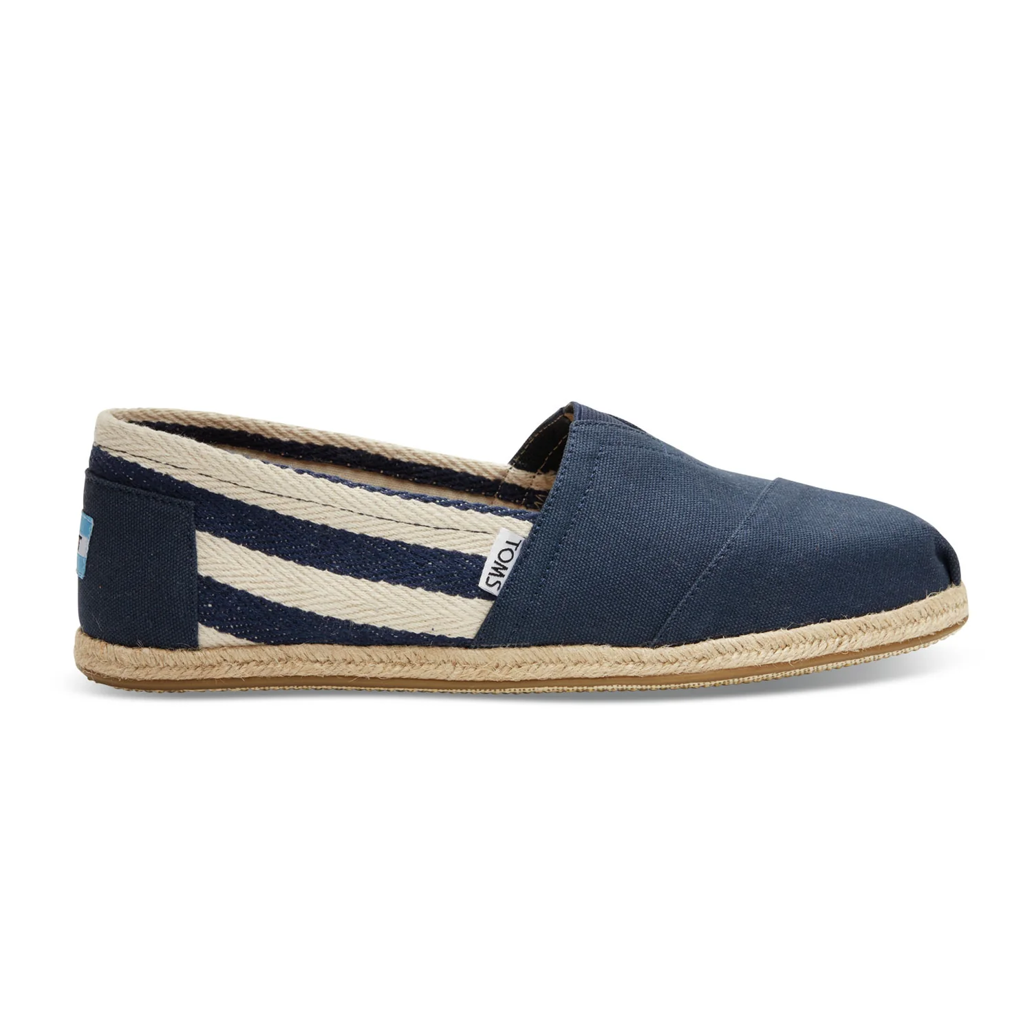 University Classics Navy Strip TOMs University Classics Navy Strip, vue 2