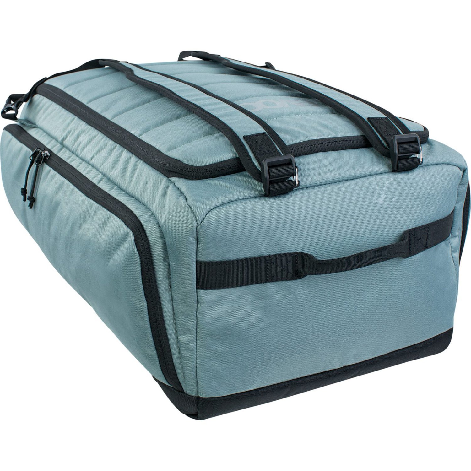 Sac pour appareil photo, sac de voyage, rembourré, sangle de maintien sur tout le pourtour, bleu foncé/noir