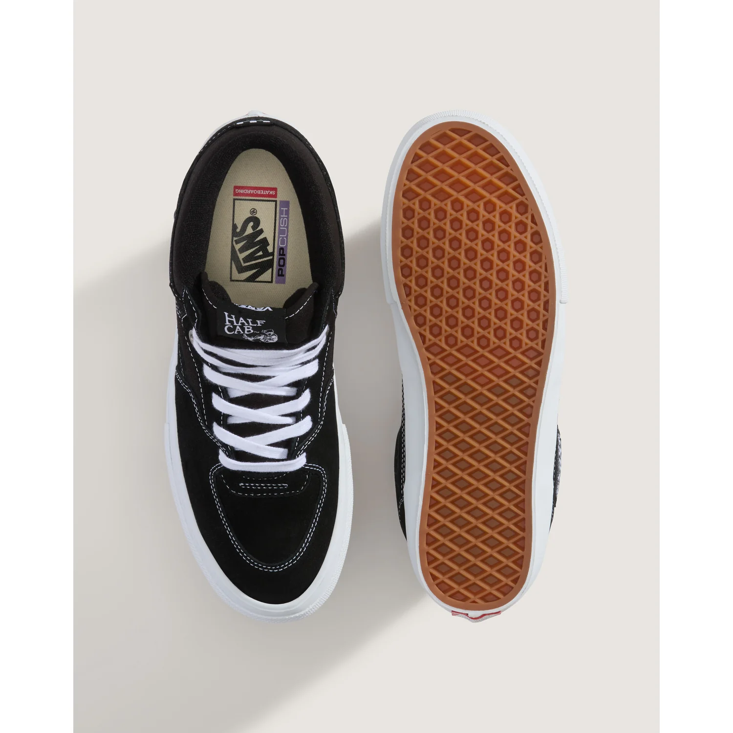 MN Skate Half Cab Vans MN Skate Half Cab Black/White, vue 3