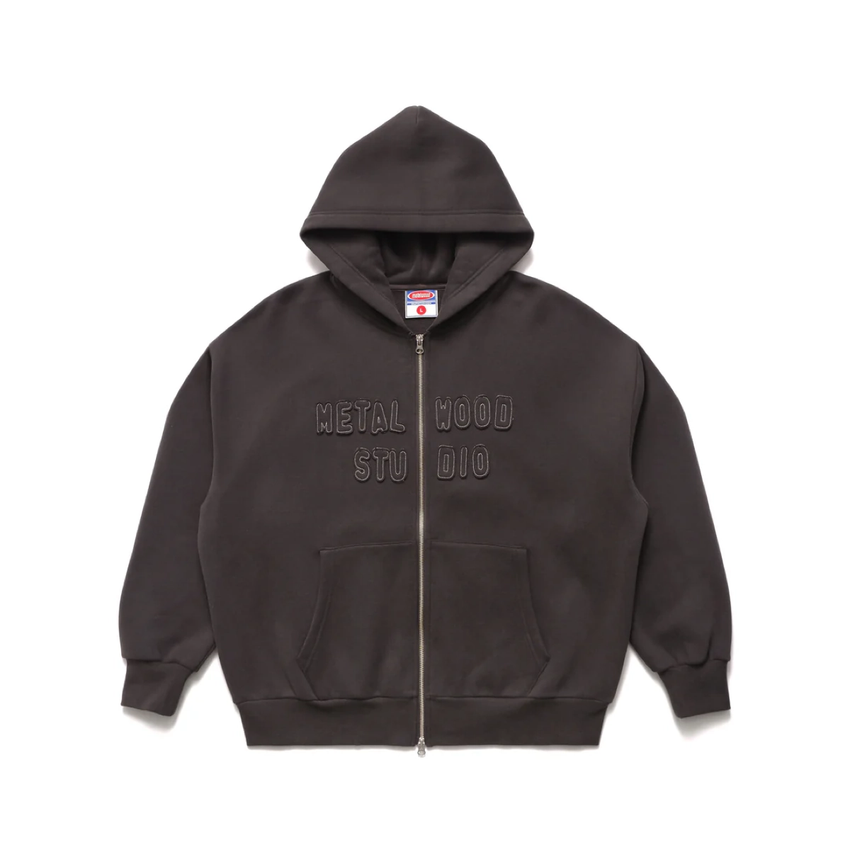 Cutie Zip Hooded Sweatshirt Metalwood Studio Cutie Zip Hooded Sweatshirt Tar