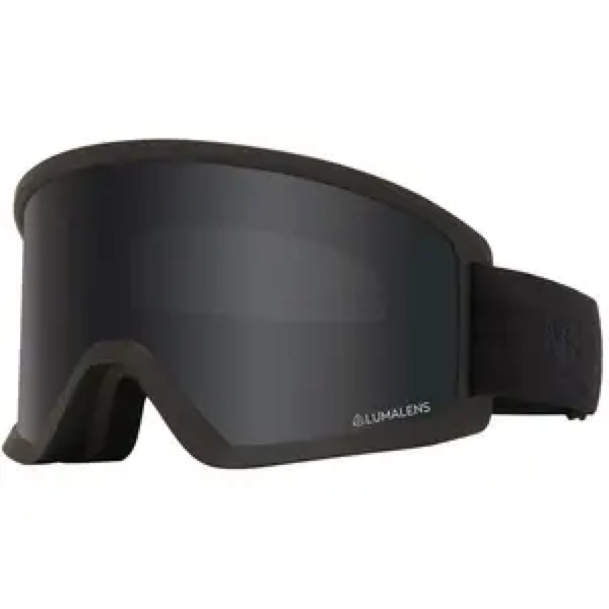 Lunettes de ski, gris foncé, champ de vision large, rembourrage en mousse