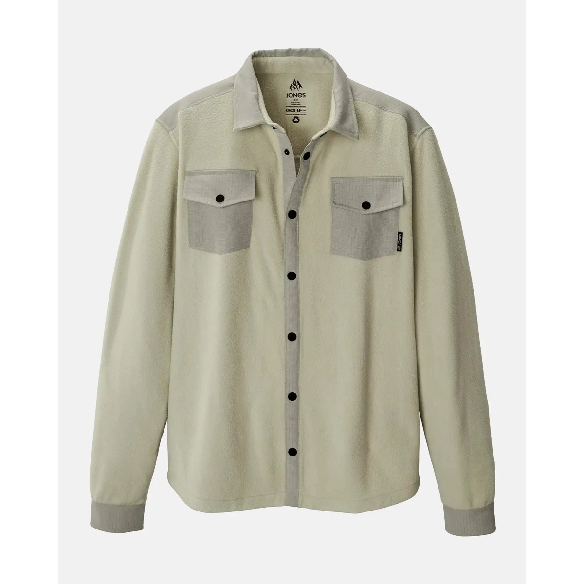 December Rec Fleece Shirt Jones December Rec Fleece Shirt Smoke Gray