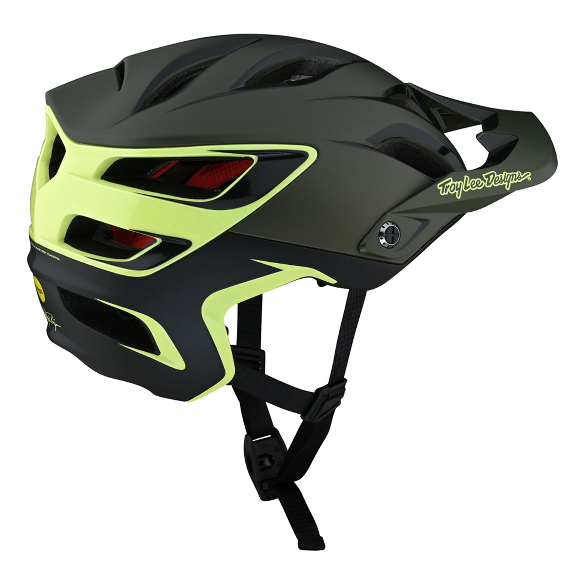 A3 Helmet Mips Troy Lee Designs A3 Helmet Mips Uno Glass Green, Ansicht 2