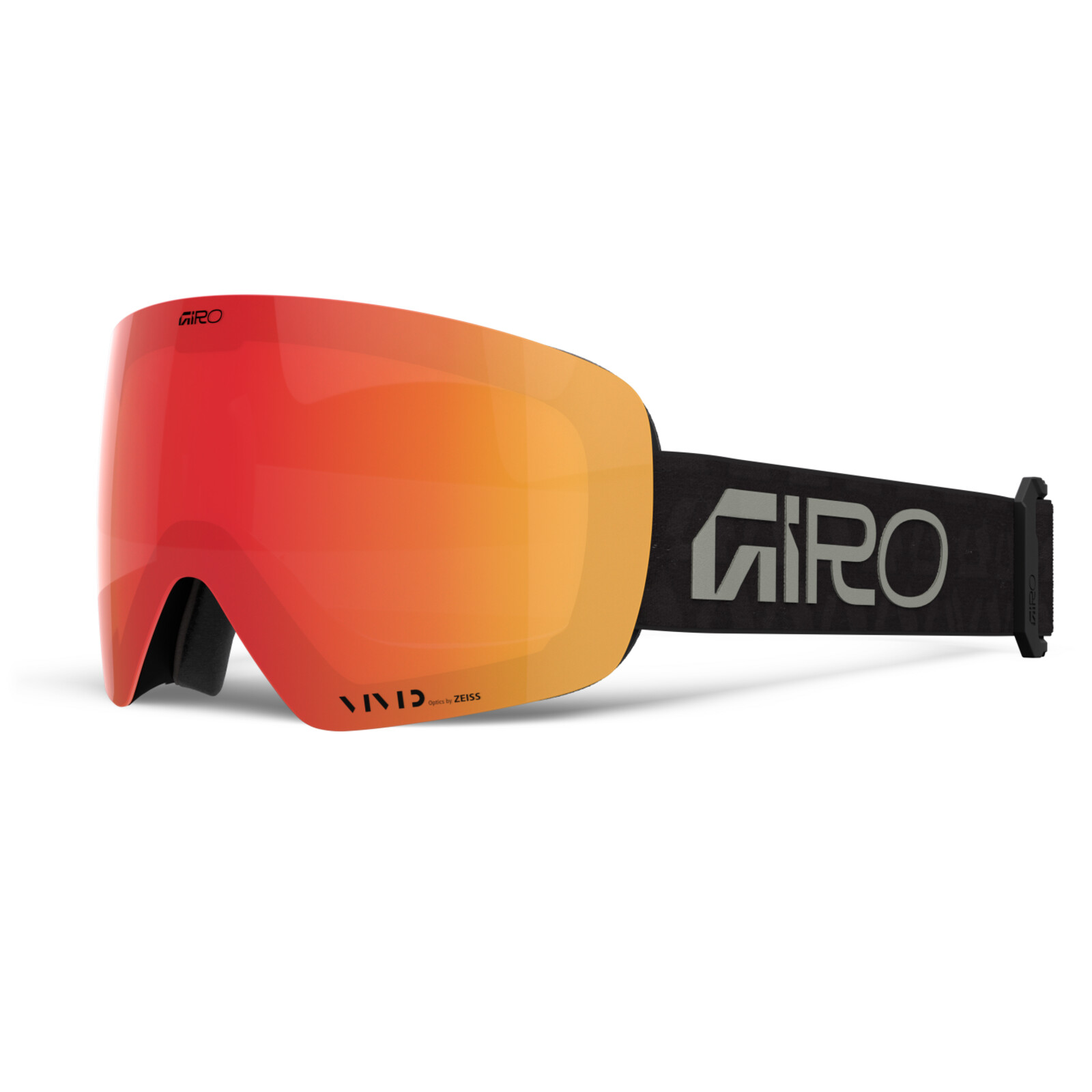 Contour RS Vivid Goggle Skibrille, Goggles, Orange Linsen, Schwarzes Band, ZEISS Optik