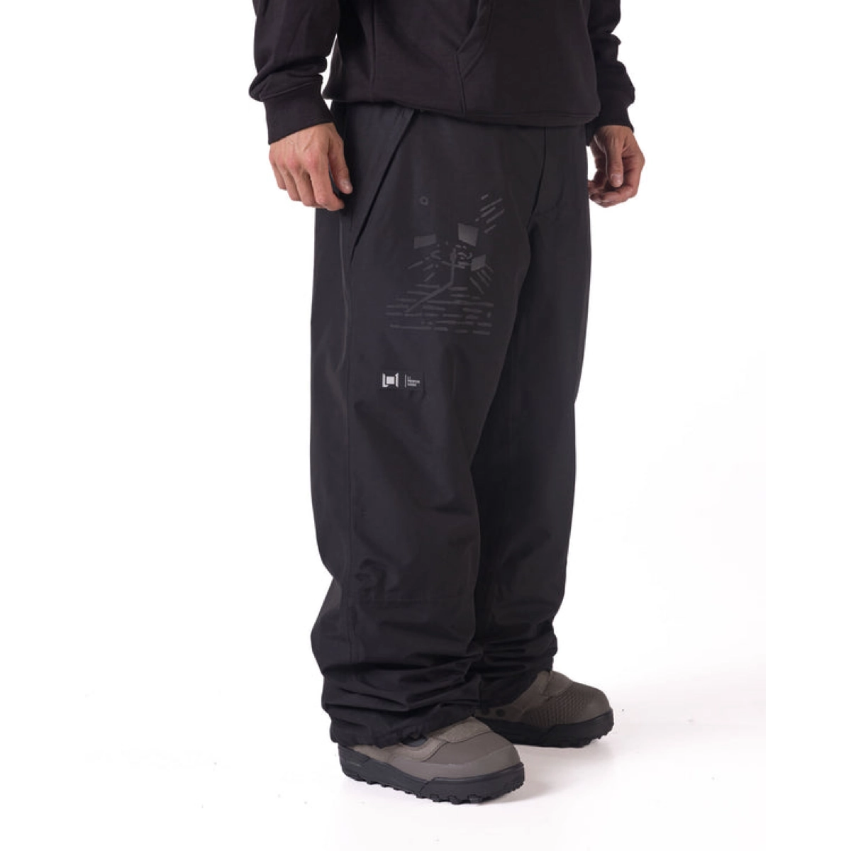 Chroma Pant Hose, Hose mit Druck, Campinghose, Outdoorhose, Trekkinghose, Hose, Outdoor, Schwarz, Gummi/Synthetik, Klettern/Skate