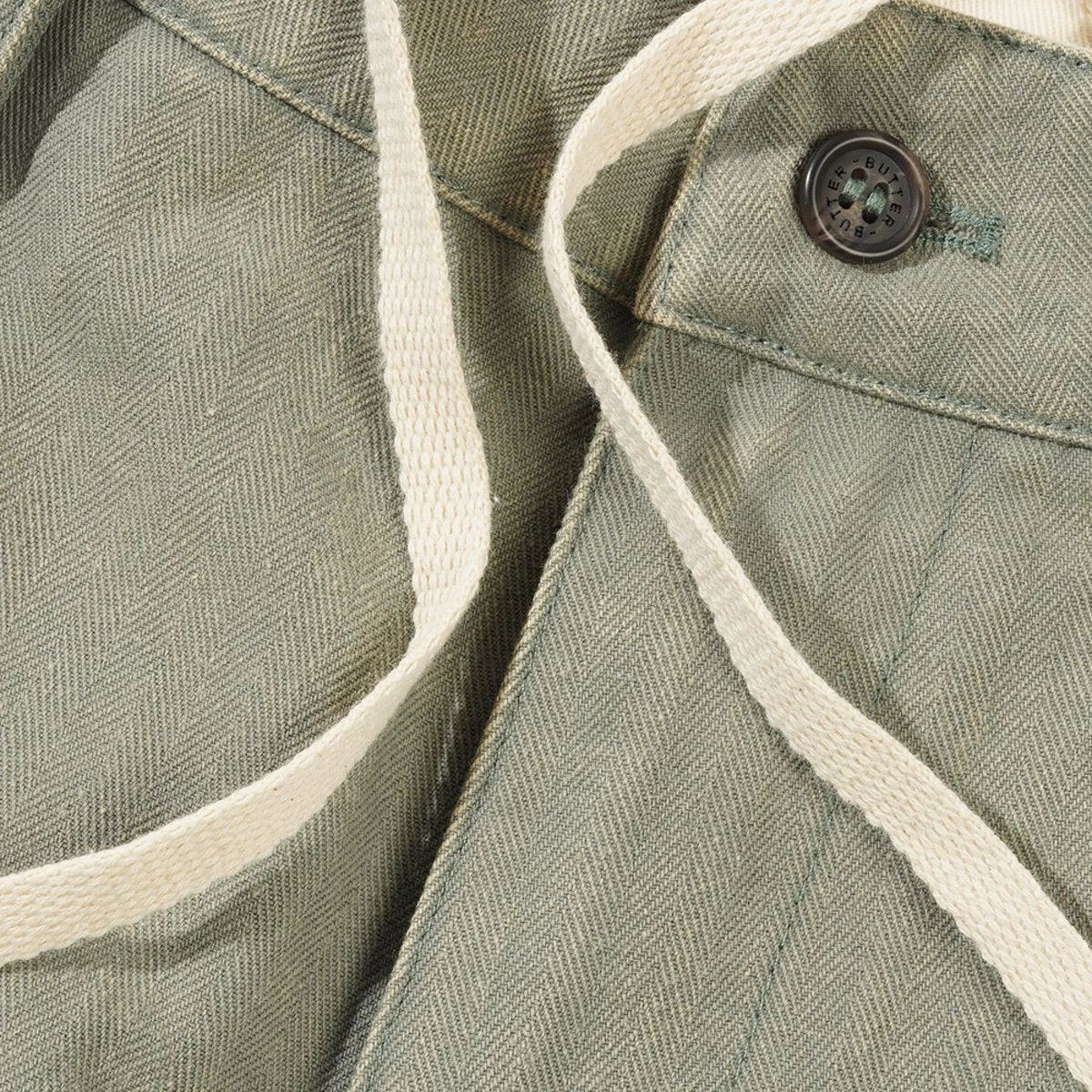 Hemdjacke, Hemdstoff, Kordelzug, Knopf, Hahnentrittmuster