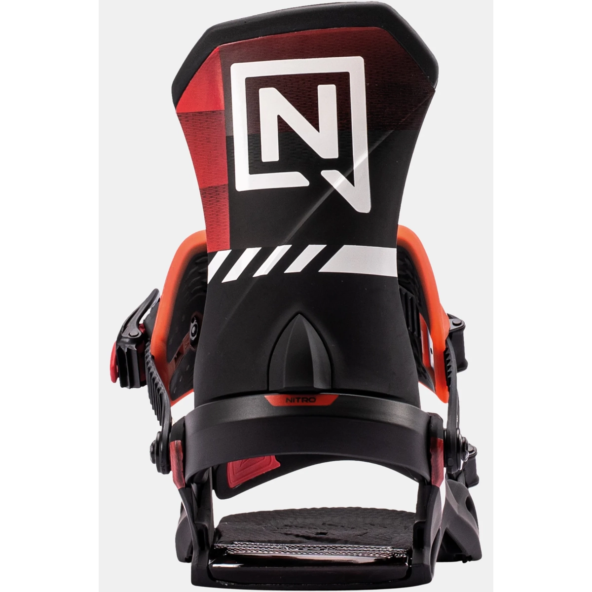 Bindungen, Skipatronen?, Nitro, Vorderansicht, Bunte, Bindung, Snowboardbindung, Nitro, Halterung, Schwarz-Rot