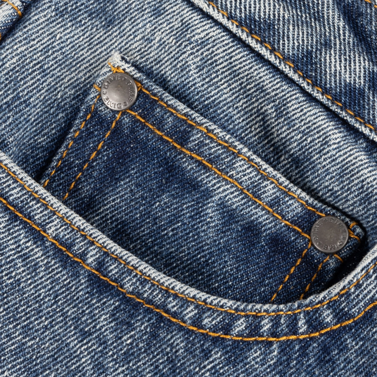 Jeans, Denim, Mini Tasche, Brusttasche, Nähte