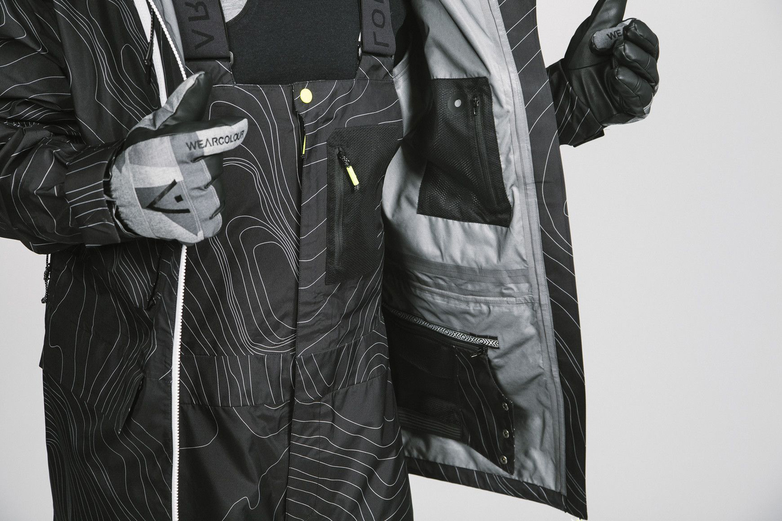 Raven Jacket WearColour Raven Jacket Black Elevation, vue 6