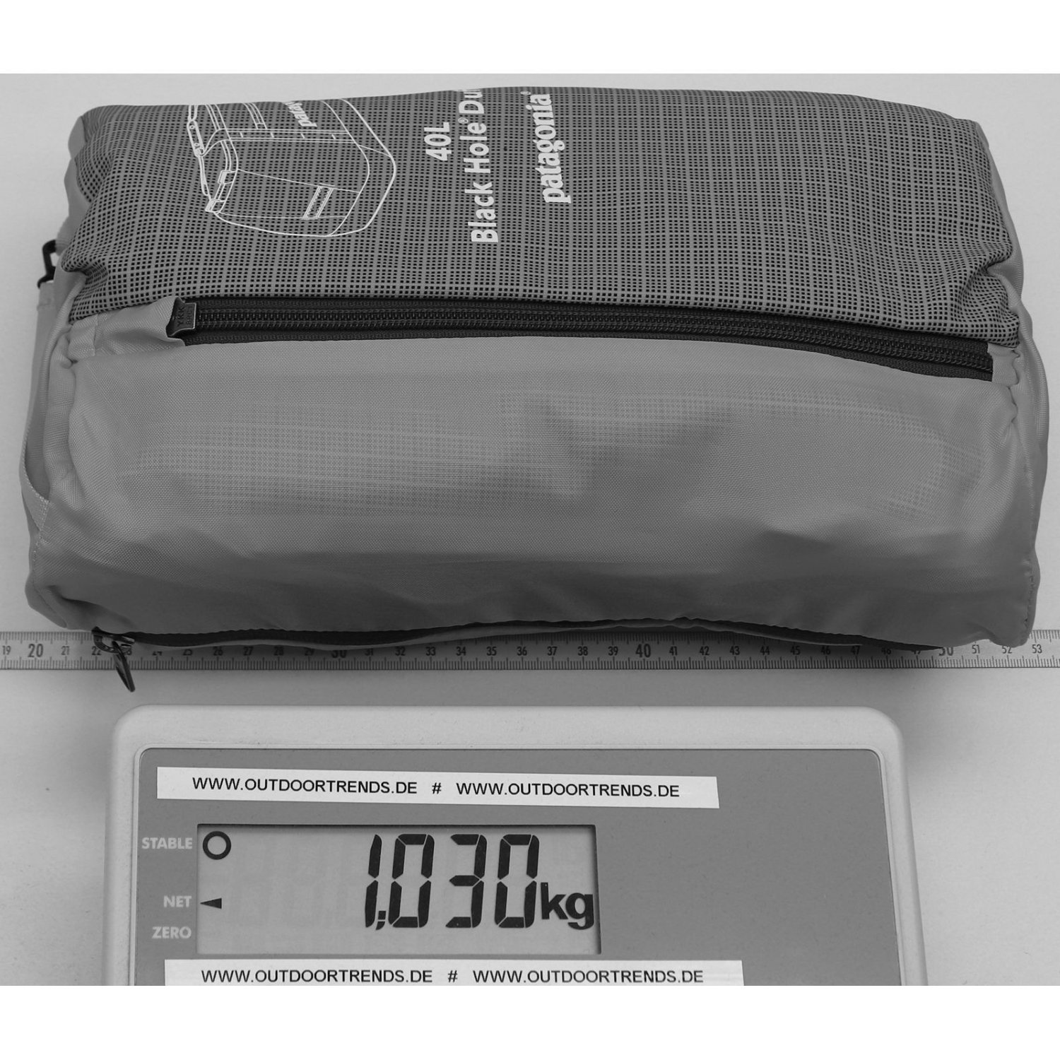 Rucksack, Reise, Grau, Reißverschluss, Messung-1kg