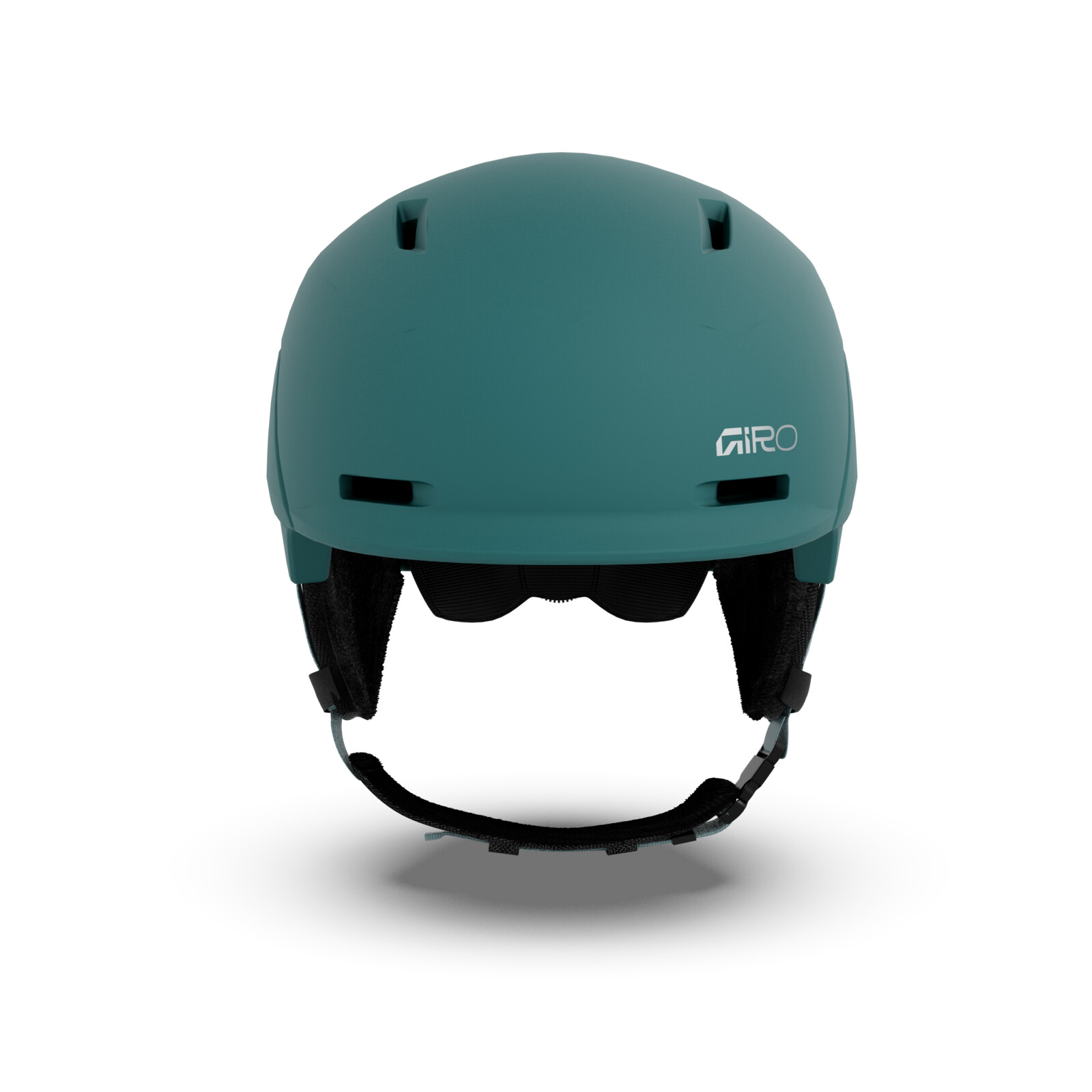  ski helmet, teal helmet, verstellbare riemen, belüftungsschlitze, Giro-Branding