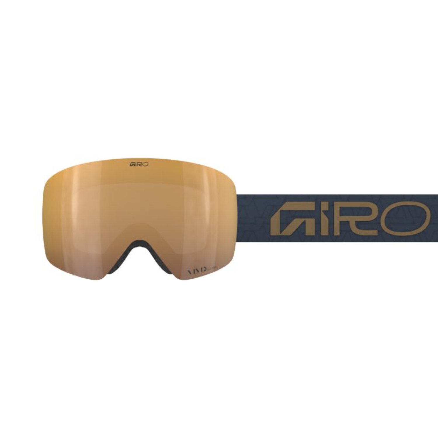 Skibrille, Bronze-Linsen, Spiegelglas, Gurtband, Gleitschutz