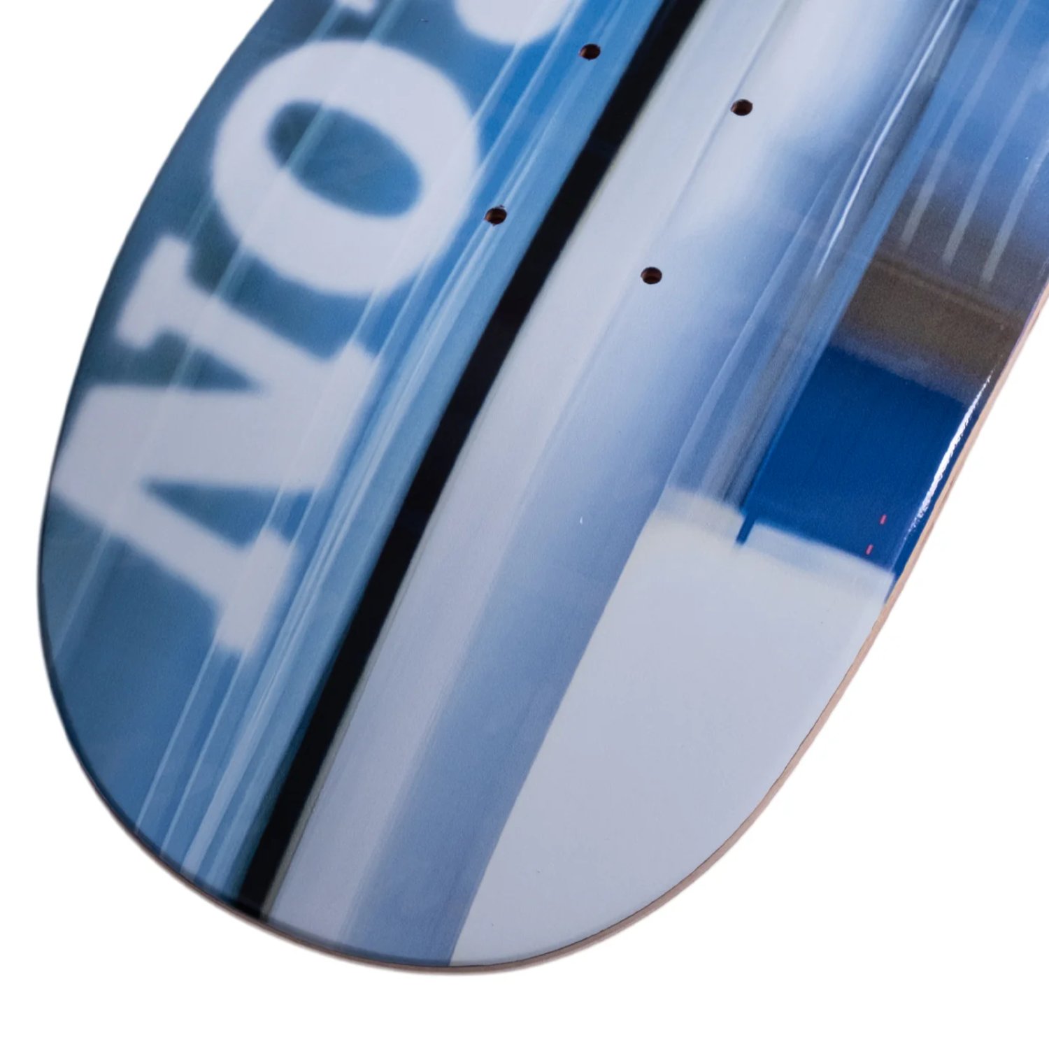 Blurry Bike OG Square Shape8.3 métal, bleu, courbé, bord, surface