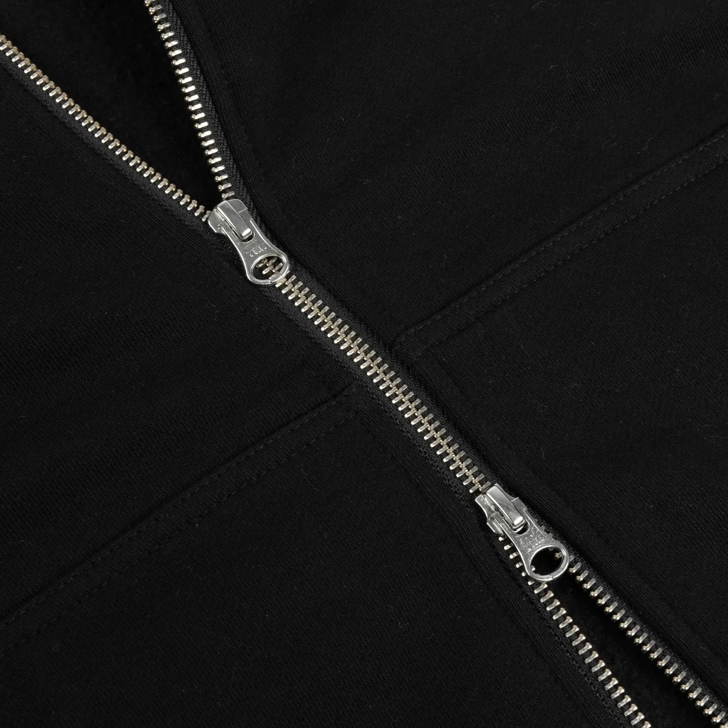 Cursive Small Logo Zip Hoodie Dime Cursive Small Logo Zip Hoodie Black, vue 3