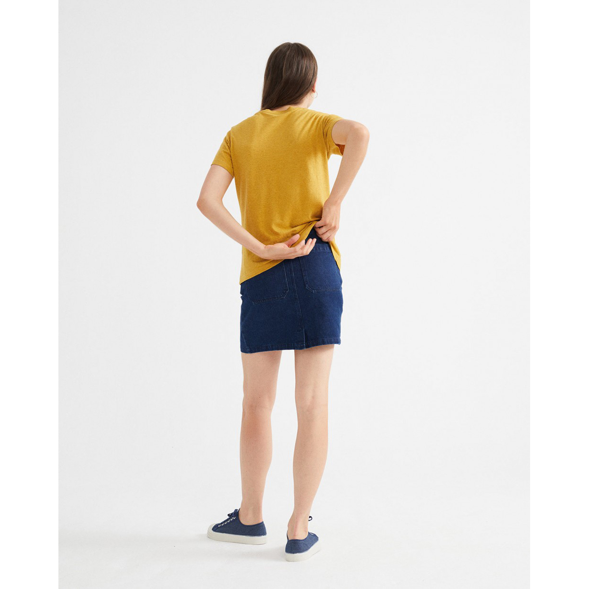 Marsha Hemp Denim Skirt Marsha Hemp Denim Skirt