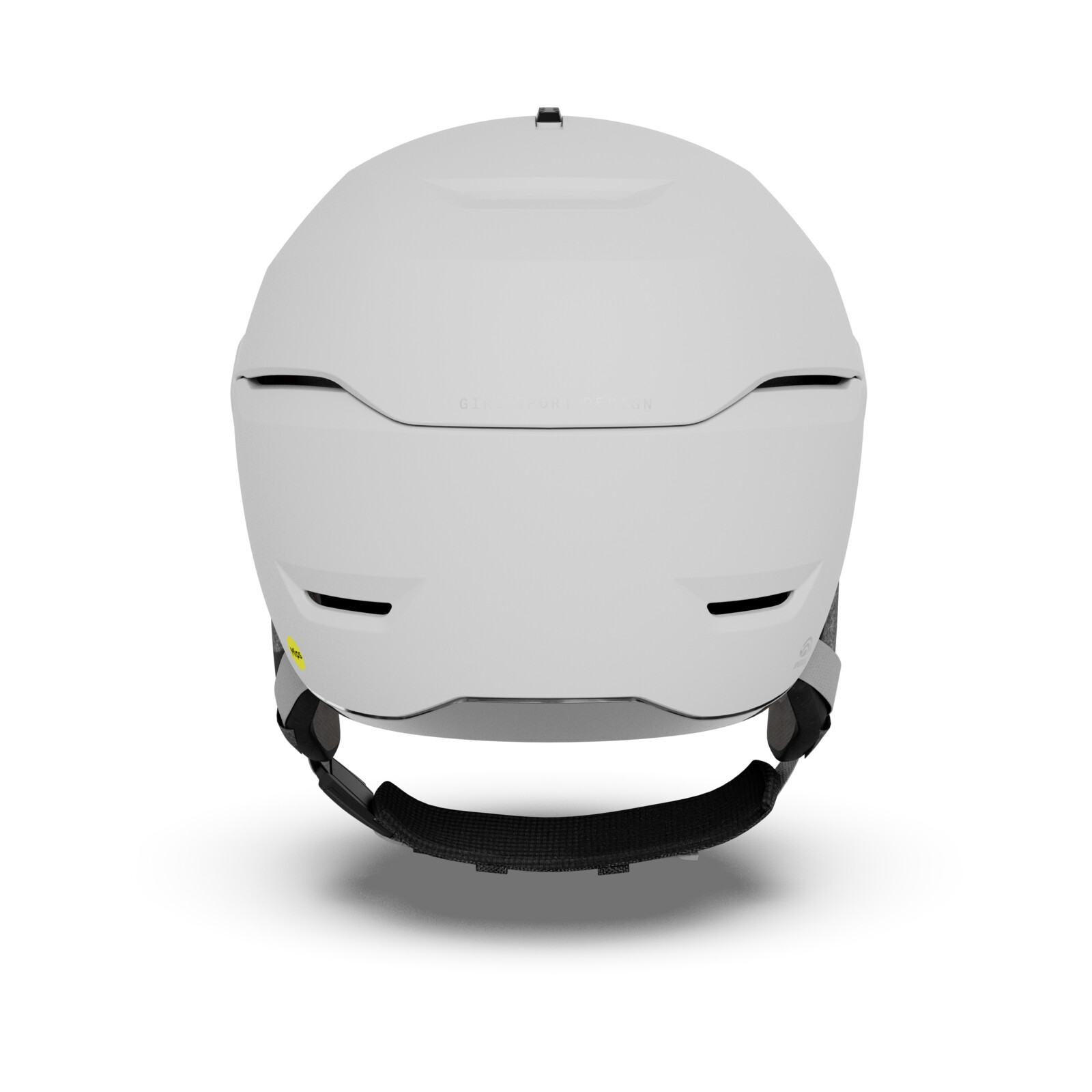 Orbit Spherical Helmet Kitehelm, Skihut, Weißer Helm, Belüftungsschlitze, Kinnband