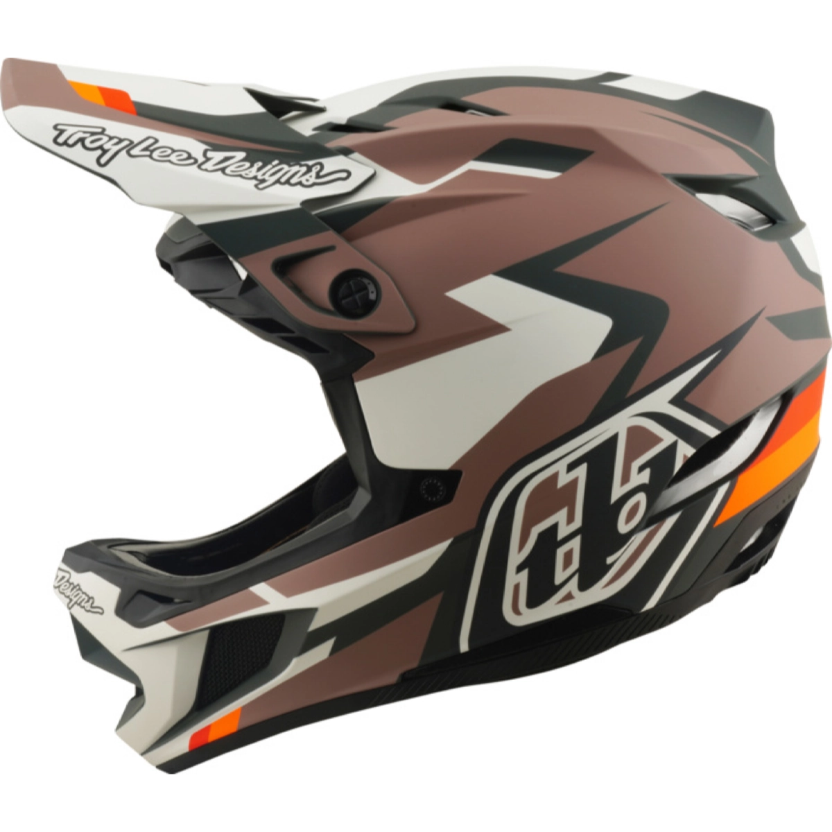 D4 Polyacrylite Helmet W/Mips Troy Lee Designs D4 Polyacrylite Helmet W/Mips Braun, Ansicht 2