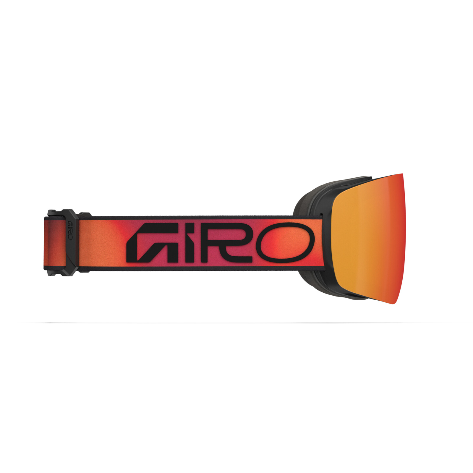 Snowboardbrille, Brille, Orangene Linse, Gurt, Visier