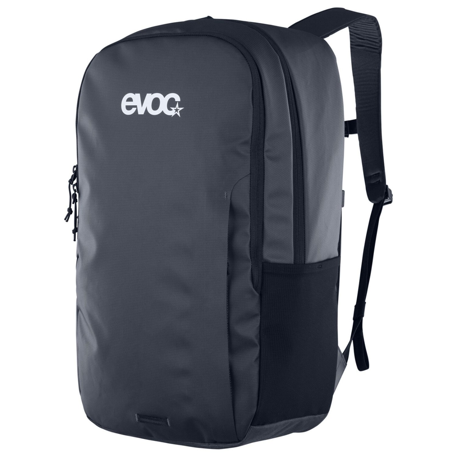 Rucksack, Backpack, Grau, Fronttasche, Seitentasche