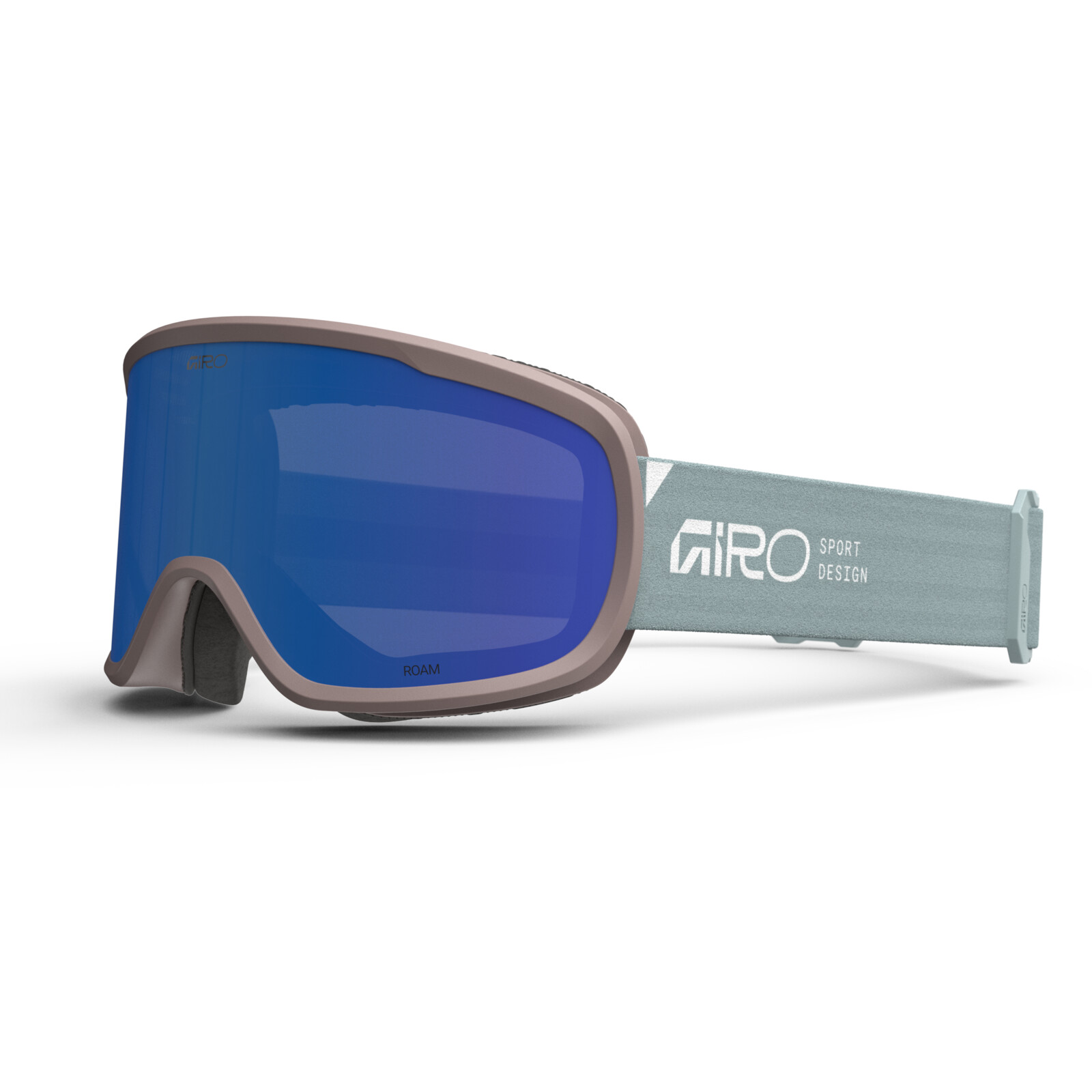 Lunettes de protection, snowboard, verres bleus, monture bleue, design sportif