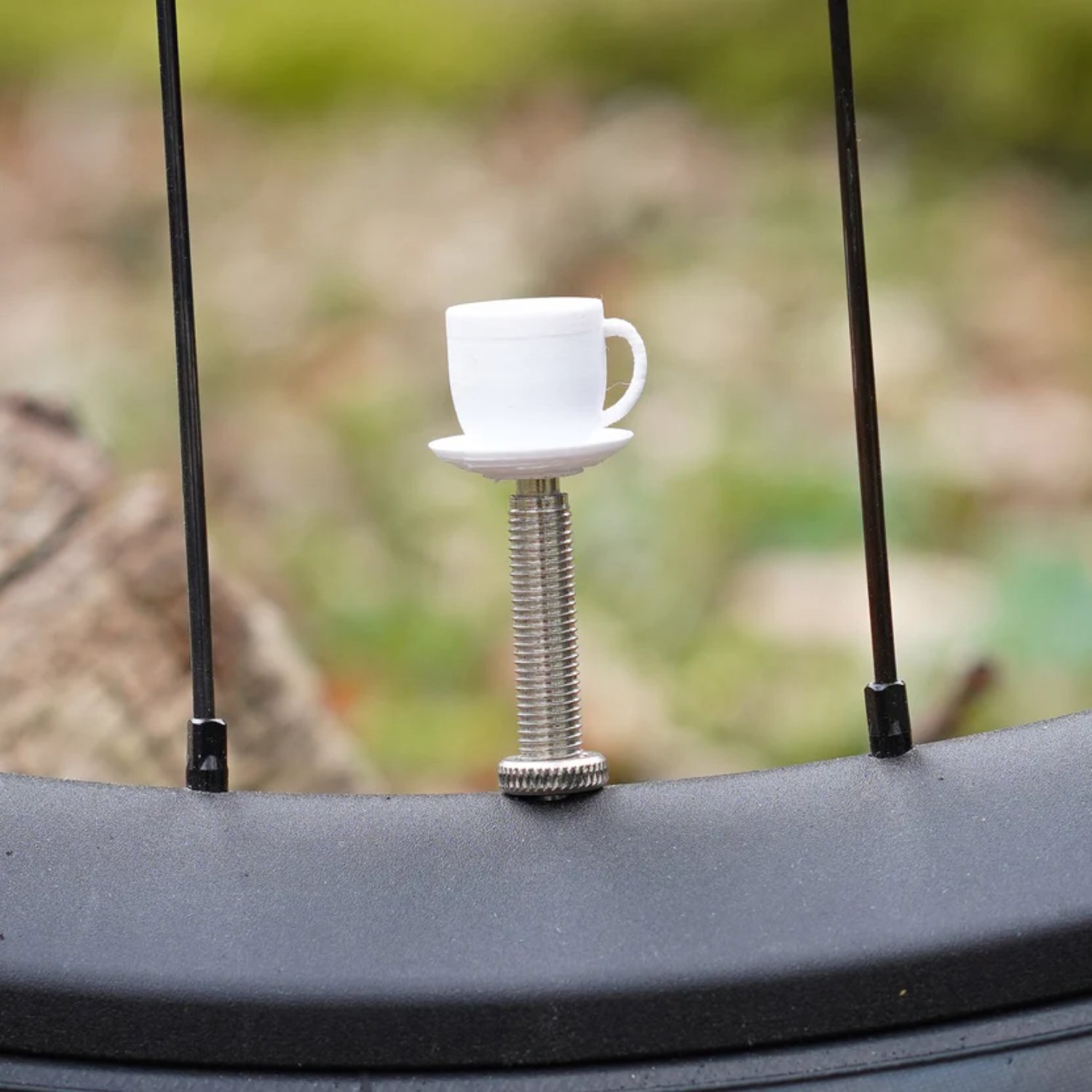 1-2 tags?, Küchenzubehör, weiße Tasse, Mini-Tasse, Schraubmontage