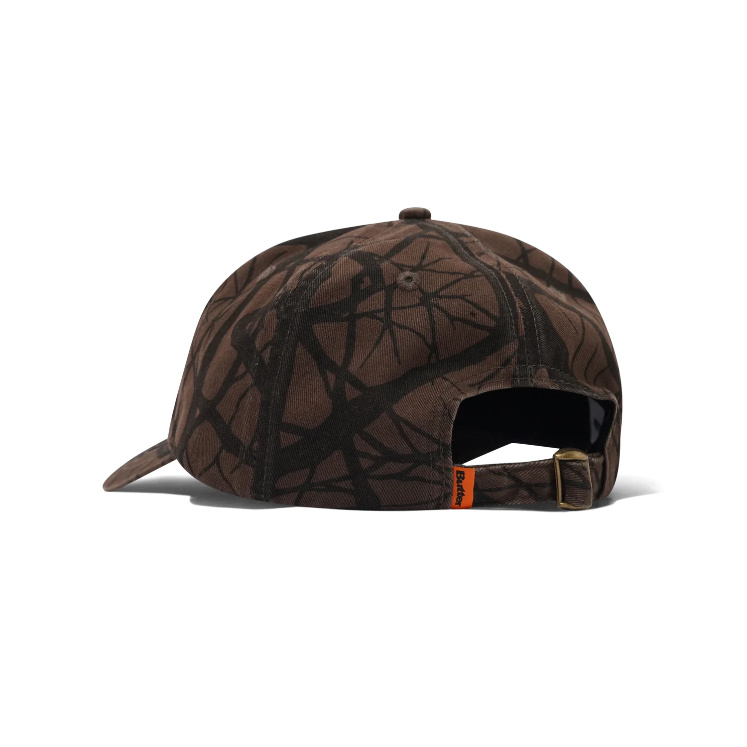 Abseil 5 Panel Cap Baseballkappe, Tarnmuster, Braun, Verstellbarer Riemen