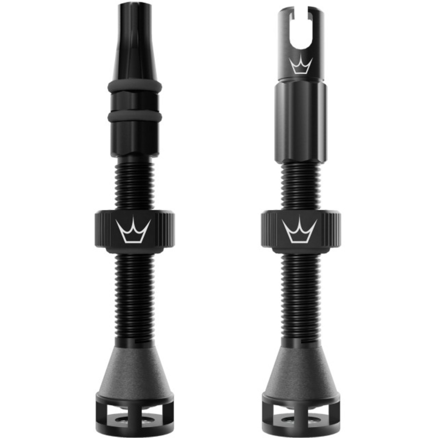 Holeshot TL Fast Flow 42mm Reifendrucksensor, Ventilschaft, Fahrradventil, Presta-Ventil, Sicherungsmutter