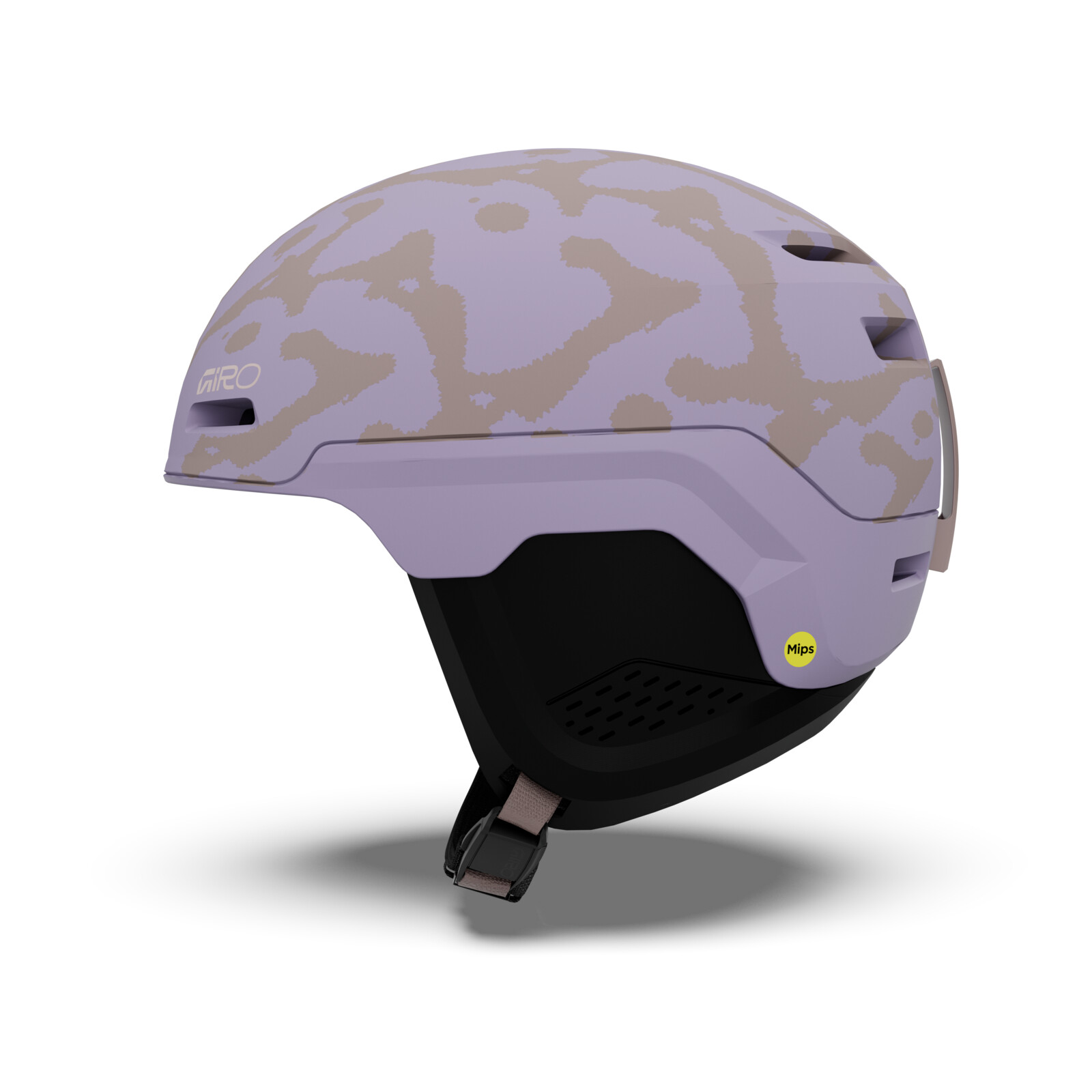 Owen Spherical Helmet Skierhelm, Hardshell-Helm, Lila Muster, Mips-Schutz, Ventilation