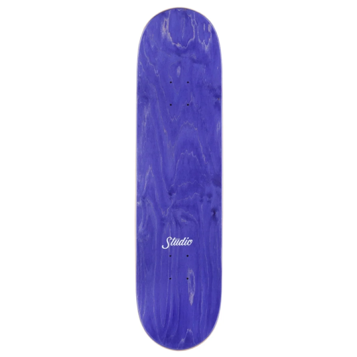  skateboard, bleu, en bois, planche, Studio