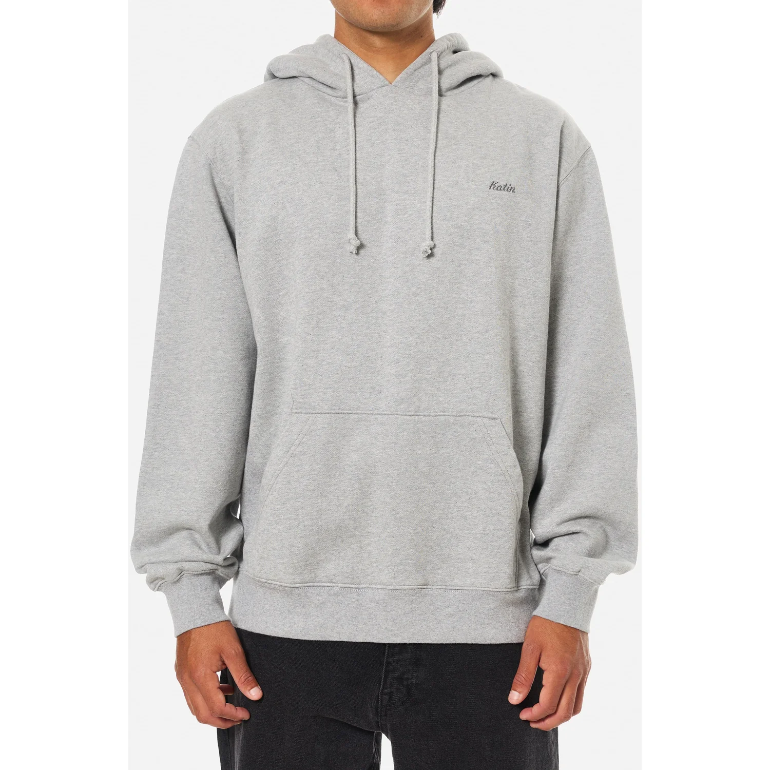 Emb Hood Fleece Katin Emb Hood Fleece Htr Grey, vue 2