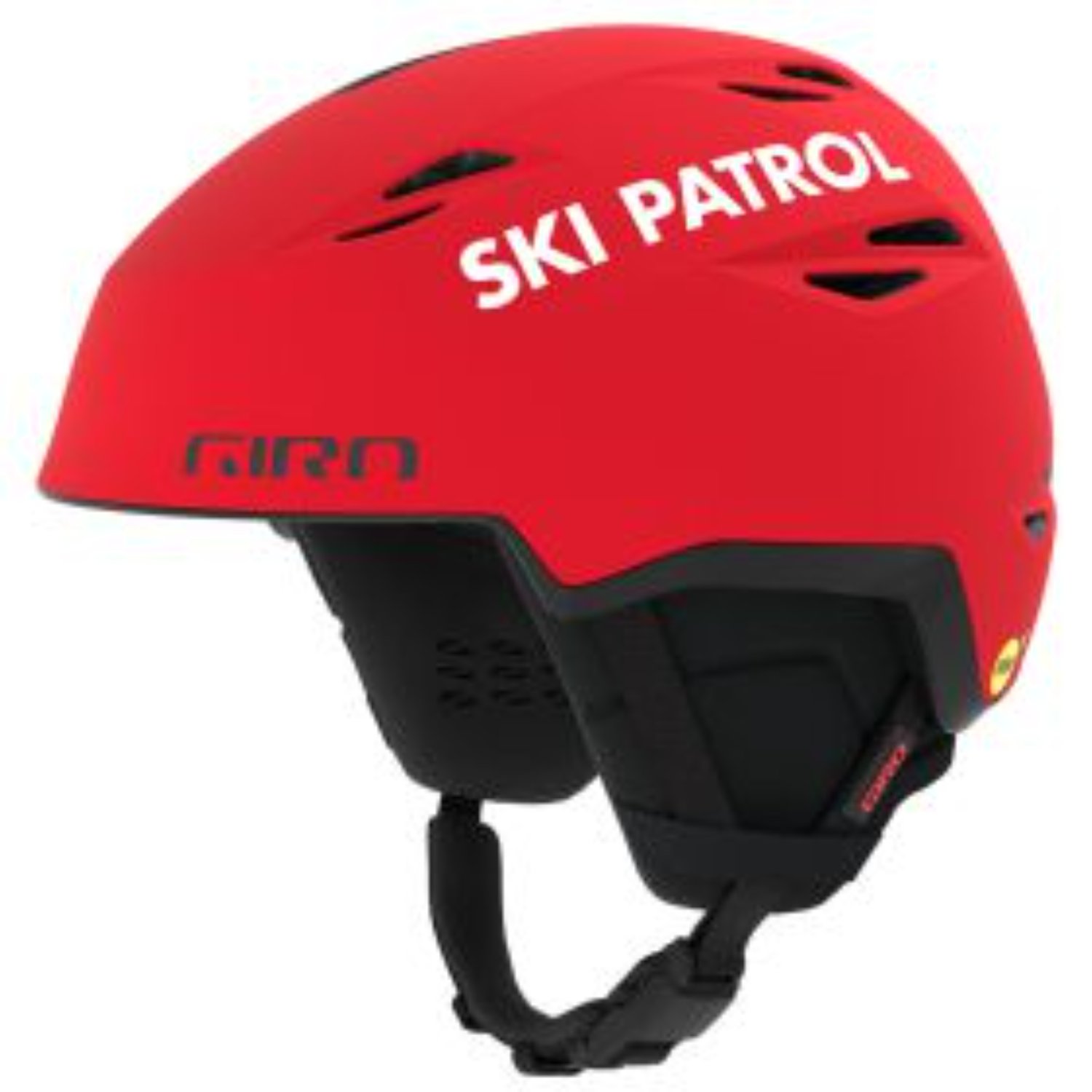 Skihelm, Rot, Schale, Kinnriemen, Verschlusssystem