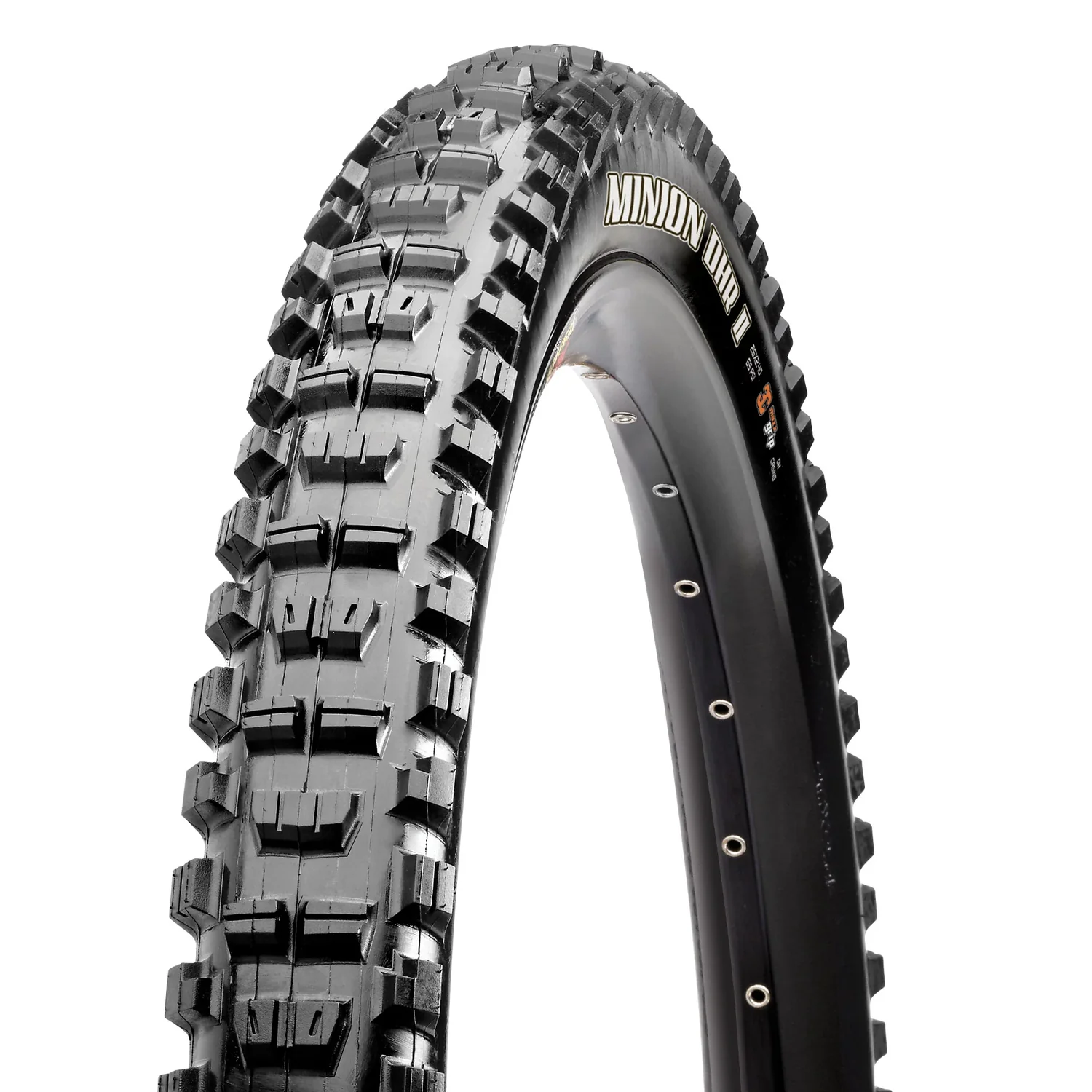Mountainbike-Reifen, schwarz, Stollenprofil, breite Lauffläche