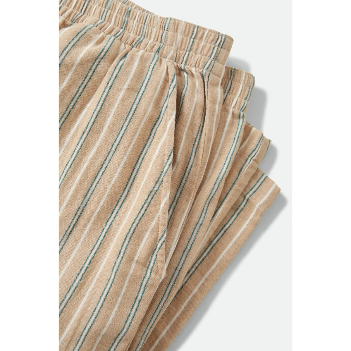 Hose, Streifen, Beige, Jogginghose, Weicher Stoff, Streifen, Hose, Beige, Baumwolle, Elastischer Bund
