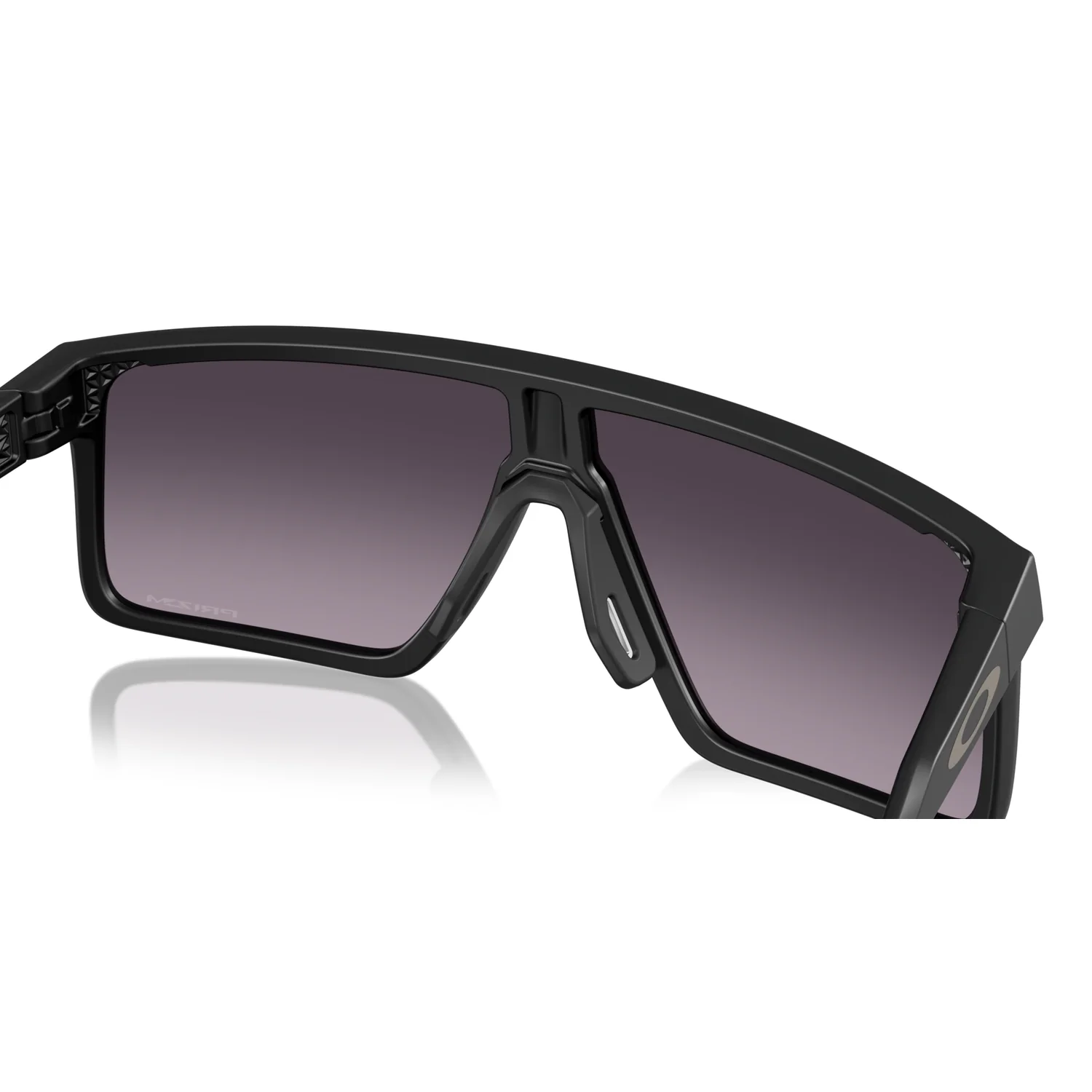 Sonnenbrille, schwarzes Gestell, getönte Gläser, Kunststofffassung, eckige Form