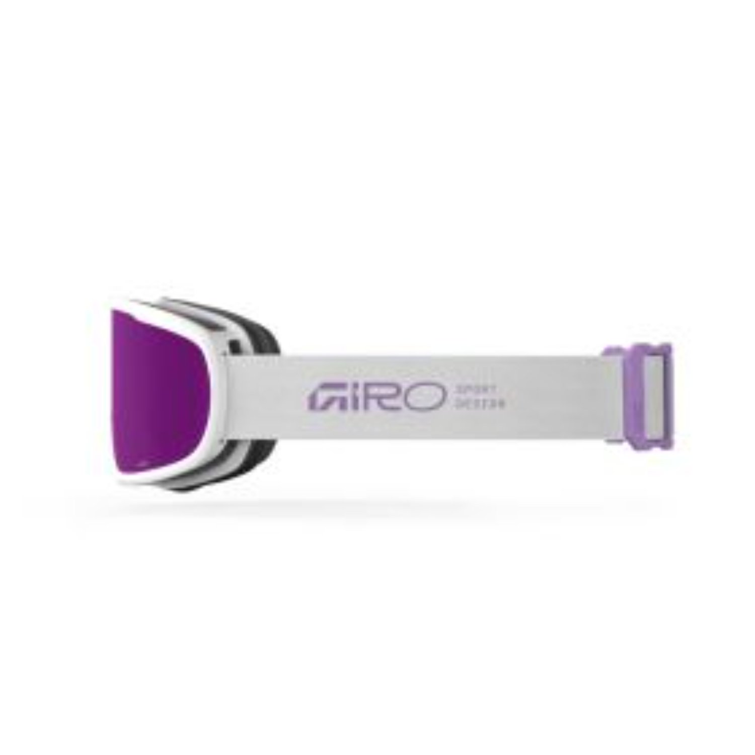 Giro Lunettes de ski, lunettes de sport, monture en PVC, graffiti violet, contraste noir et blanc