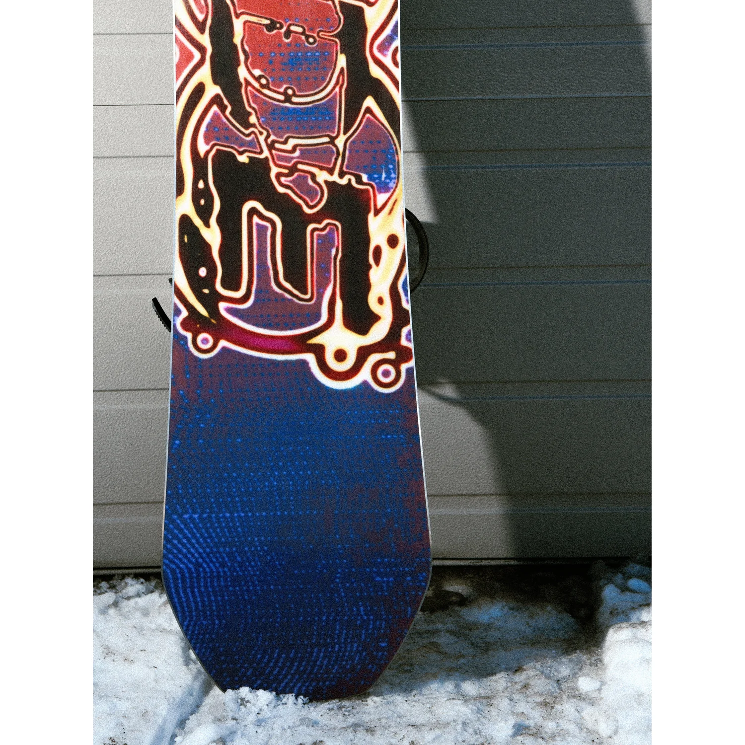 Benchwarmer Snowboard, Blaue Unterseite, Grafikmuster, Wintersportegerät