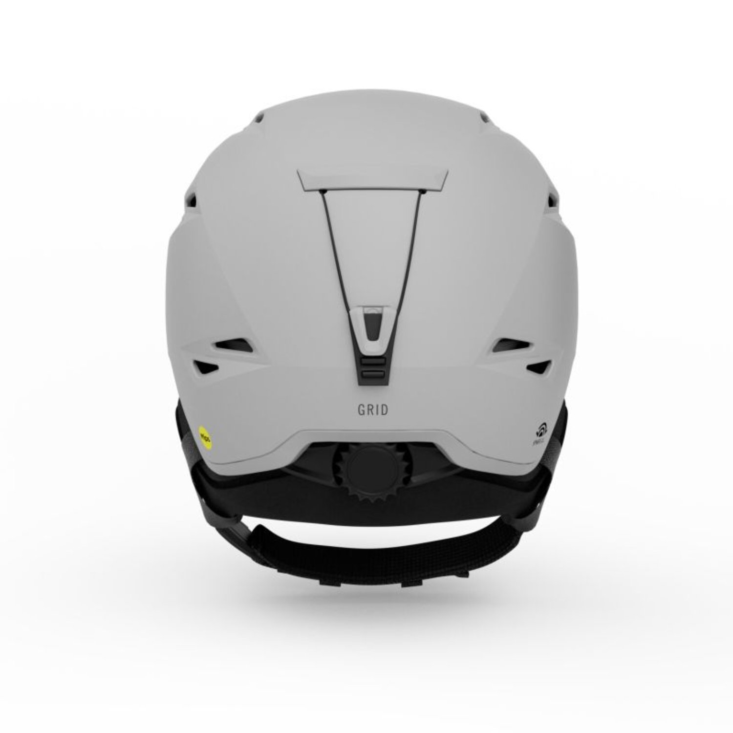 Helm, Rückansicht, Gurtung, Belüftung, Verstellbar