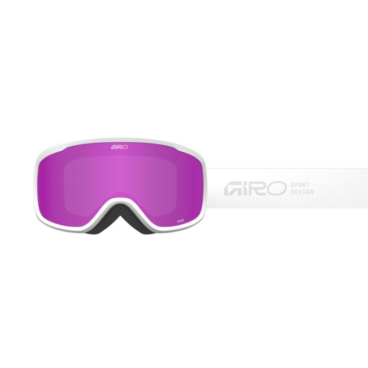Schneebrille, Skibrille, Gletscherbrille, lila Scheibe, Gläser