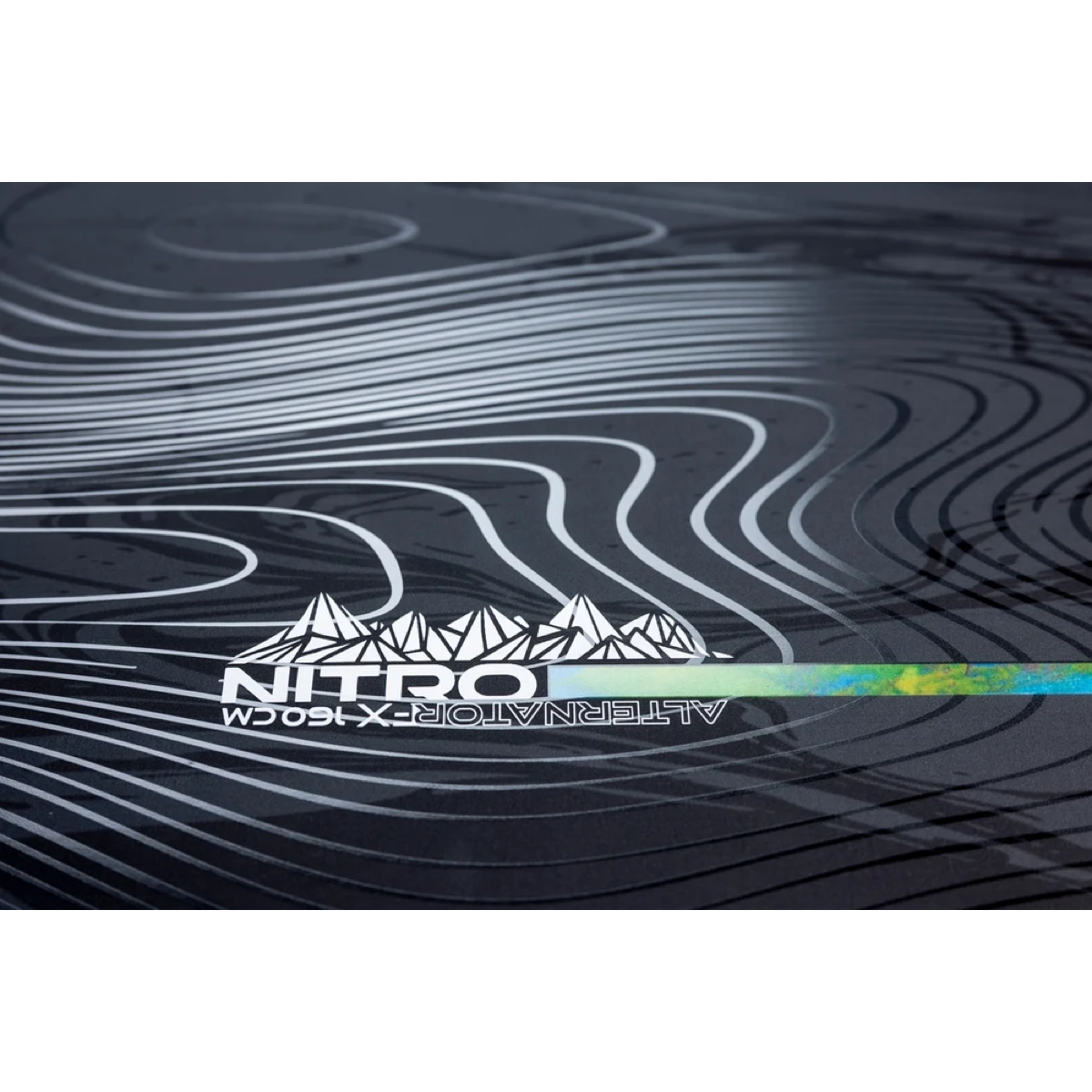 Alternator FX Planche, feuille d'aluminium, graphisme, motif, vagues, néoprène, mat, motif artistique, vagues, rainures