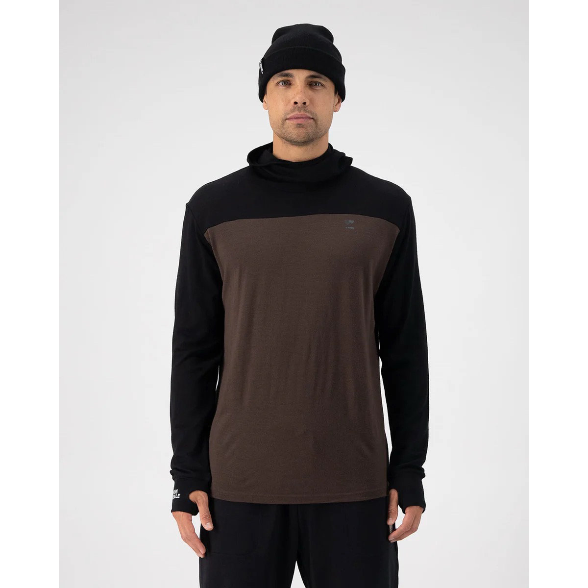 Yotei Powder Hood LS Langarm, Ärmel, Pullover, Sweatshirt, Fleece