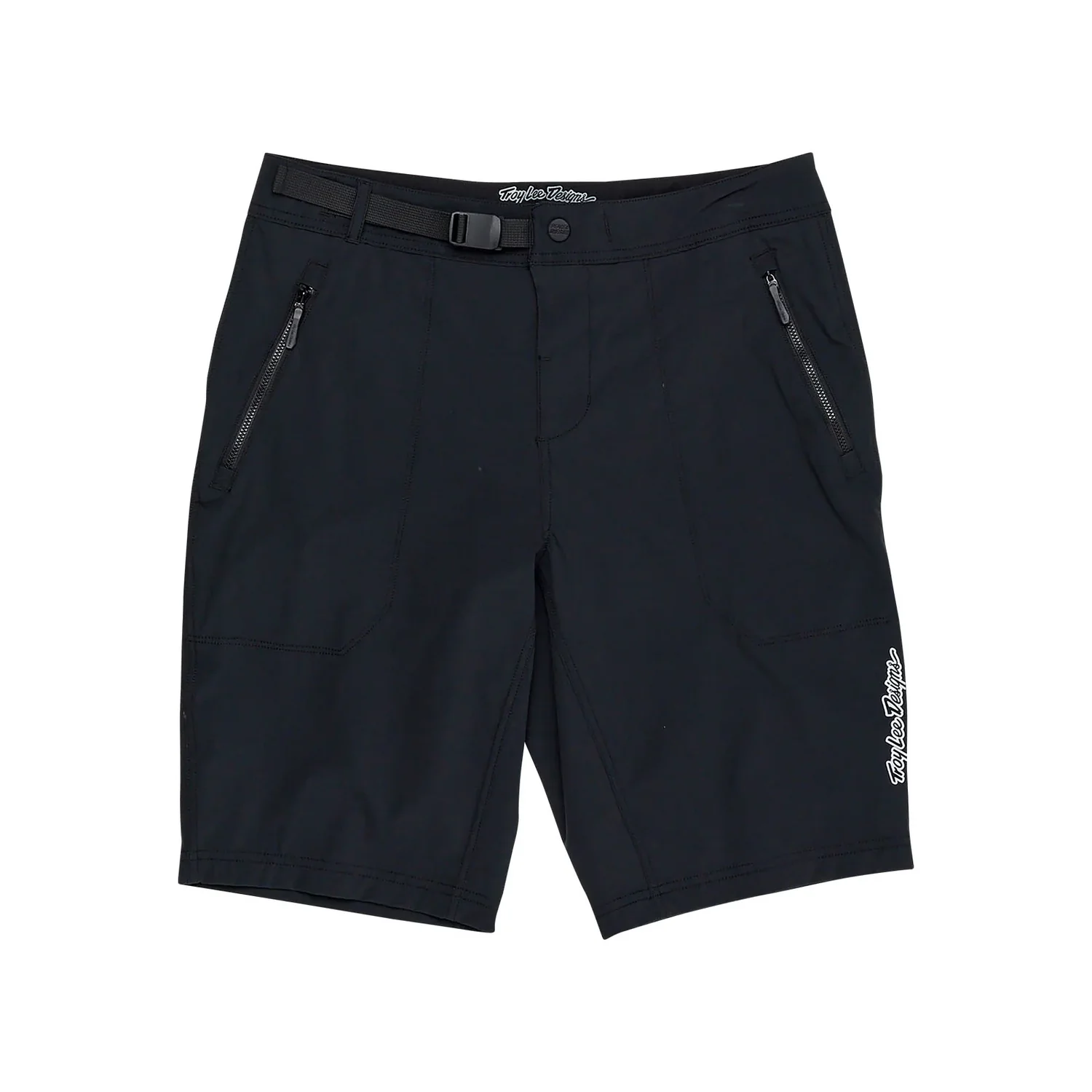 Skyline Trail Short Shell short noir, bermuda, poches zippées, ceinture intégrée, short de sport