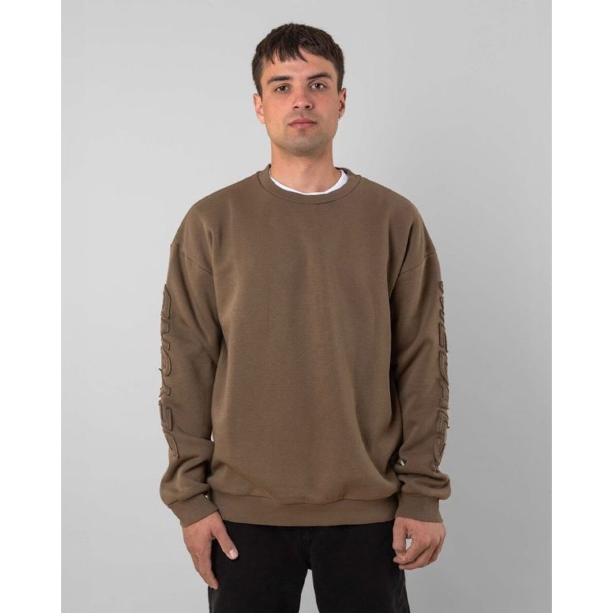 Incognito Crewneck Beyond Medals Incognito Crewneck Brown, vue 2
