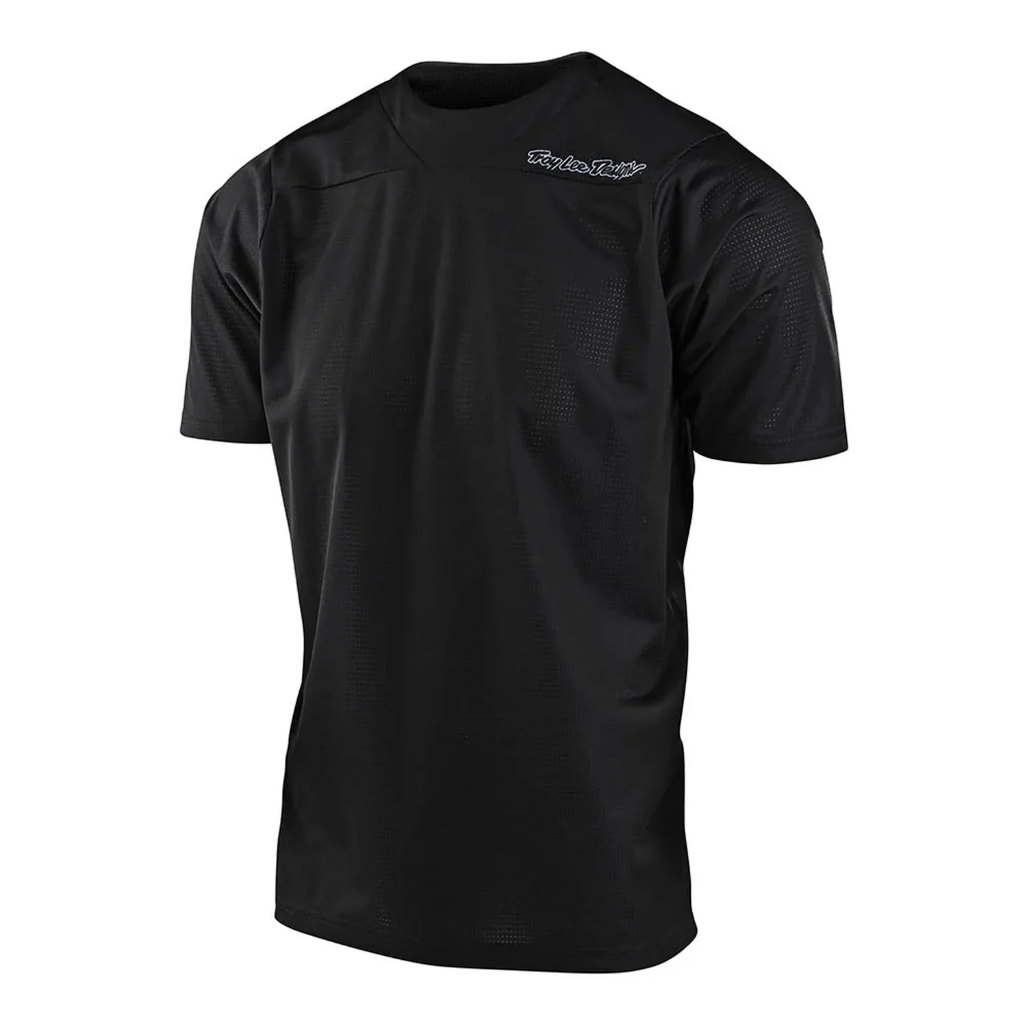 Skyline Ss Jersey Youth T-shirt, noir, manches courtes, col rond, motif texturé
