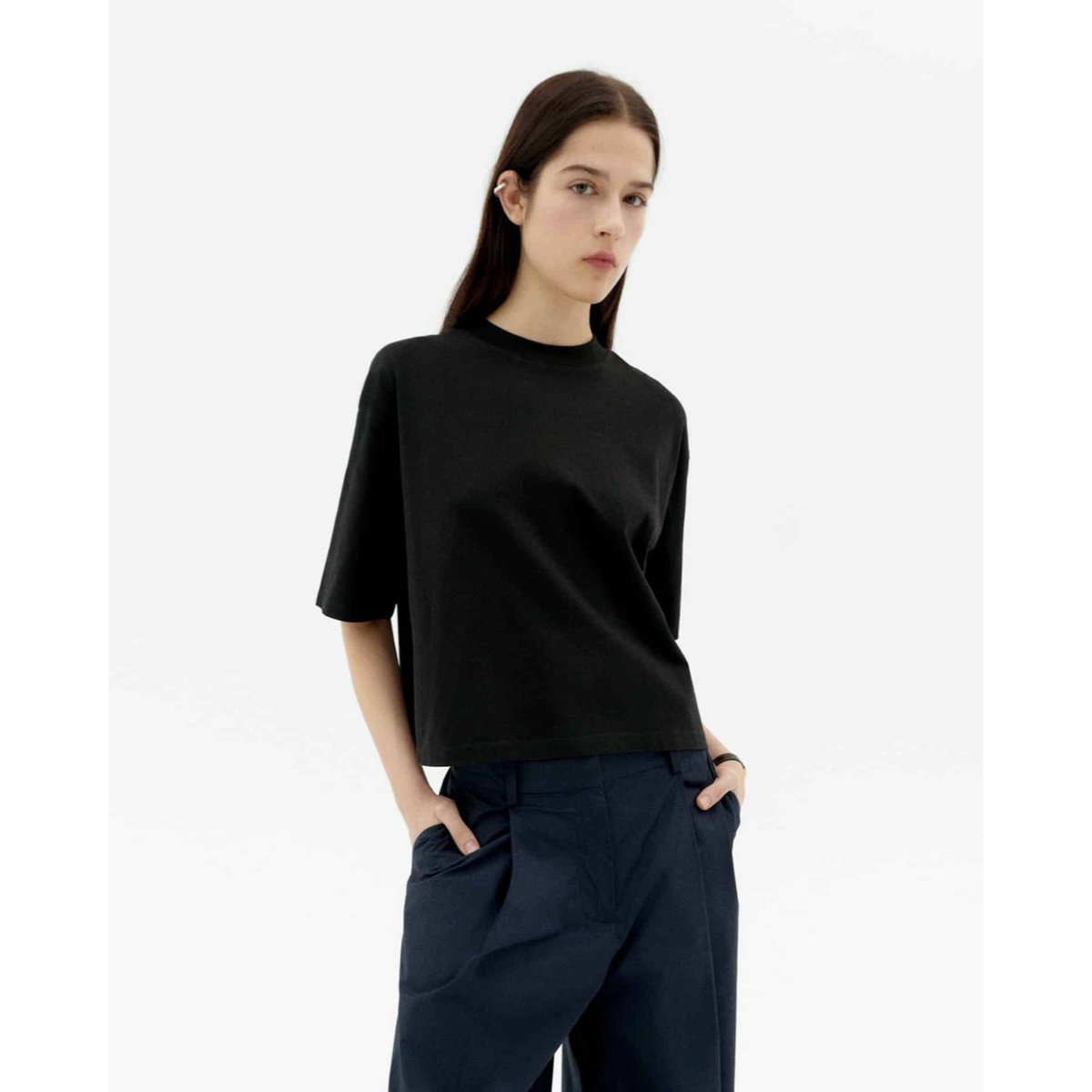 Lena Tee T-shirt, manches, manches longues, chemisier, personne