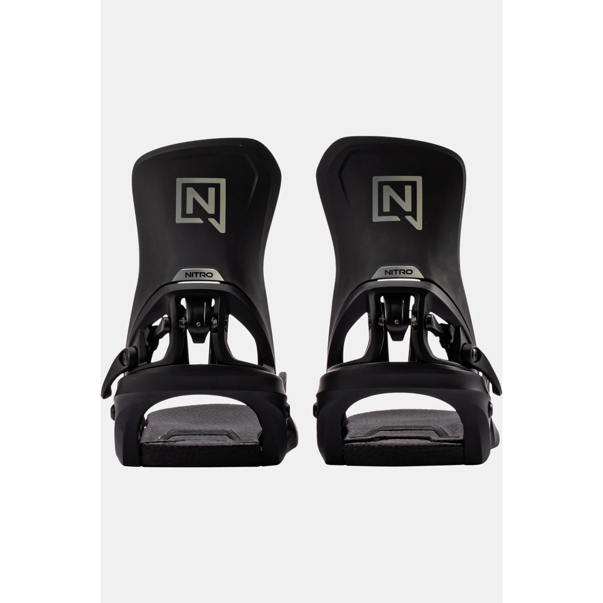 Step On® W's Schneesport-Bindungen, NITRO, Step-in-Bindungen, schwarze Bindungen, Vorderansicht, Snowboardbindungen, Nidecker Nitro, Schwarz Bindungen, Step-in Bindungen, Twin Bindungen